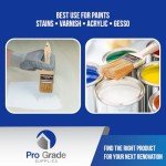 Pro Grade - Chip Brush – Paint Brush Set – 24 Pack - Natural China Bristle Paintbrush Set for Art, Craft, Epoxy, Varnish, Resin, Stain, Glue, Gesso, Primer, Acrylic and Oil Paint