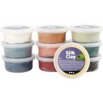 Silk Clay®, colours assorted, powder colors, 10x40gr