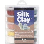 Silk Clay®, colours assorted, powder colors, 10x40gr