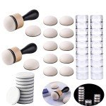 BAOFALI Mini Ink Blending Tool,with Foams Replacement Refill Foam Tool for Foams Scrapbooking Painting Drawing Art Supplies Handle Ink Tools Embossing Stencils