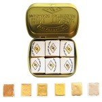 CSY art gallery Metallic Watercolor Paint Set – Set of 6 Shimmery Gold Solid Water Colors – Artist Quality – Perfect for Adults, Students, Hobbyists(Earth Golden)