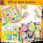 28 Pastel Colors Dual Tip Acrylic Paint Markers, Brush Tip and Fine Tip Acrylic Paint Pens for Rock Painting, Ceramic, Wood, Canvas, Plastic, Glass, Stone, Calligraphy, Card Making, DIY Crafts