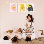 Halobios Blank Canvases for Painting with 11x14 inch, 8 Packs Stretched Canvases for Acrylics, Oils, Watercolors & Other Painting Media, 5/8 Inch Profile 100% Cotton Primed Artist Framed Canvas