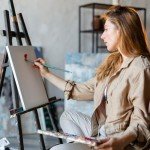 Halobios Blank Canvases for Painting with 11x14 inch, 8 Packs Stretched Canvases for Acrylics, Oils, Watercolors & Other Painting Media, 5/8 Inch Profile 100% Cotton Primed Artist Framed Canvas