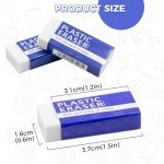 Lyzskco 25 Pack White Eraser for Pencil, Bulk Art Erasers for Drawing Sketching, Pencil Erasers Rubber for Kids Prize, School Classroom Students, Office Supplies