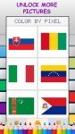 World Flags Color by Number - FREE Pixel Art Game - Coloring Book Pages - Happy, Creative & Relaxing - Paint & Crayon Palette - Zoom in & Tap to Color - Share Creations with Friends!