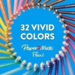 Paper Mate Felt Tip Pens, Flair Marker Pens, Medium Point, Assorted, 24 Count - Home, Office, Back to School, Teacher Supplies