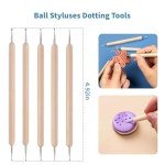 Wdmxszdq 25PCS Complete Clay Tools Set for Sculpting and Pottery - Includes Polymer Clay Tools, Sculpting Tools, Clay Carving Tools, Perfect Pottery Tool Kit - Sculpting Supplies Included