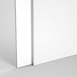 GOTIDEAL Canvases for Painting, 10x10 inch of 12 Pack, Professional Primed White Blank Flat Canvas Panels- 100% Cotton Artist Canvas Boards for Acrylics Painting, Oil Watercolor Tempera