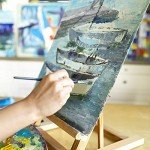 GOTIDEAL Canvases for Painting, 10x10 inch of 12 Pack, Professional Primed White Blank Flat Canvas Panels- 100% Cotton Artist Canvas Boards for Acrylics Painting, Oil Watercolor Tempera