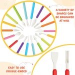 18PCS Clay Sculpting Tools, Double Head Air Dry Clay Carving Tools Kits for Kids and Adults, Sculpting Tools for Clay Sculpey, Modeling Clay Ideal, Air Dry Clay and Shaping