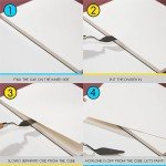 MEEDEN 15×10.2" Cotton Watercolor Paper Block, Textured Surface Watercolor Paper, Cold Press, 140lb/300gsm, 20 Sheets for Painting & Drawing, Wet, Mixed Media