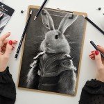 MARTCOLOR Professional Eraser Pencil Set, 6pc Eraser Pencils and 2pc Sharpener, Erasing Small Details or add Highlights for Sketching, Charcoal Drawings. Fine Detail Eraser for Beginners & Artists