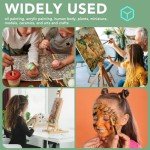 AROIC Acrylic Paint Brush Set,2pack/30pcs Nylon Hair Oil Watercolor Rock Face Painting Artist Paint Brushes, 15 Sizes Paint Brush Set for All Purposes Kids Adult Arts Painting Brush Supplies.