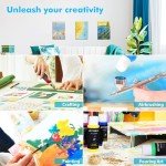 Gotideal Canvas Boards for Painting, 24pcs 12x16 Primed Canvas for Painting, Bulk Painting Canvas for Kids and Adults, White Blank Canvas Panels for Acrylic, Oil, Pour Art Supplies