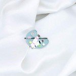 CENWA Paint Palette Artist's Brooch Pin Gift Art Teacher Gifts Artist Jewelry Art Graduation Gift (Artist Bp)