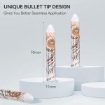 Paul Rubens White Oil Pastels (8 Pack) - Ultra-Creamy & Blendable, Bullet Tip for Precision - Premium Art Supplies for Drawing, Sketching & Painting - Ideal for Artists, Students & Beginners