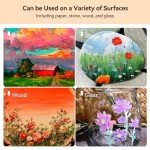 Paul Rubens White Oil Pastels (8 Pack) - Ultra-Creamy & Blendable, Bullet Tip for Precision - Premium Art Supplies for Drawing, Sketching & Painting - Ideal for Artists, Students & Beginners