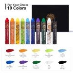 Paul Rubens White Oil Pastels (8 Pack) - Ultra-Creamy & Blendable, Bullet Tip for Precision - Premium Art Supplies for Drawing, Sketching & Painting - Ideal for Artists, Students & Beginners