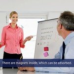 Favide 24 Pack Magnetic Whiteboard Dry Erase Erasers Chalkboard Cleansers for Classroom, School Supplies and Office (Square, 8 Color)