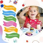 Air Dry Clay 66 Colors, Modeling Clay for Kids, DIY Model Magic Clay, Molding Clay Kit with Sculpting Tools, Non-Sticky Soft and Super Light, Arts and Crafts Gift for Boys Girls Kids.