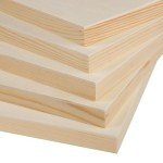 Aodaer 8 Pack Wood Panels 8 x 12 Inch Wooden Panels Canvas Unfinished Craft Wood Boards Panels for Art Crafts Acrylic and Oil Painting Pouring DIY Projects