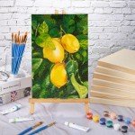 Aodaer 8 Pack Wood Panels 8 x 12 Inch Wooden Panels Canvas Unfinished Craft Wood Boards Panels for Art Crafts Acrylic and Oil Painting Pouring DIY Projects