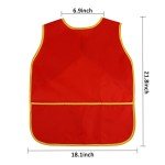 BAHABY 4-Piece Kids Art Smocks - Waterproof Painting Aprons with Pockets, 3-8 Years, 4 Colors