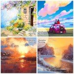 Shuttle Art Painting Canvas Panels, 36 Pack, 5x7, 8x10in (18 of Each), 100% Cotton, Primed White Canvas Boards for Painting, Blank Canvases for Kids, Adults & Artists for Acrylic and Oil Painting