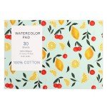30 Sheets Watercolor Paper Pad, A5 (8.3 x 5.8) Cold Press Watercolor Paper, 140 lb/300 GSM Tearable Water Color Pad for Art Painting, Drawing, Mixed Media, Stocking Stuffers