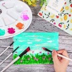 30 Sheets Watercolor Paper Pad, A5 (8.3 x 5.8) Cold Press Watercolor Paper, 140 lb/300 GSM Tearable Water Color Pad for Art Painting, Drawing, Mixed Media, Stocking Stuffers