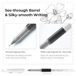 Ohuhu Liquid Fineliner Drawing Pens: 9 Sizes Micro Pens Drawing Pens Pigment Black Ink Water-proof Alcohol-proof Assorted Point Tips Smooth Writing Sketching Journaling Anime Artist Beginners - Kohala