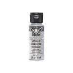 FolkArt Metallic Acrylic Paint in Assorted Colors (2-Ounce), 506 Silver Anniversary