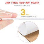 Simetufy 42 Pack Canvas Boards for Painting 8 x 10 inch Canvas Panels Blank - Gesso Primed Acid-Free 100% Cotton for Acrylics Oil Watercolor Tempera Paints