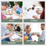 Hardcover Sketchbook for Drawing 8.3"X 8.3" Square Sketch Book 96 Sheets/192 Pages Thick Sketch Pad 120gsm Art Journal for Kids Adults Beginners Artists