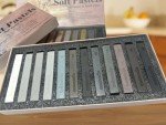 MAIMOUFIN 12-Pack Gray Tone Soft Pastel Sticks - Square Water-Soluble Artist Chalks with High Pigment for Sketching, Drawing & Illustration (Perfect for Artists, Beginners & Hobbyists) (Grey)