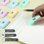 Mr. Pen- Erasers, Pencil Eraser, 12 Pack, Pastel Colors, Eraser, Erasers for Drawing, Eraser Pencil, Back to School Supplies