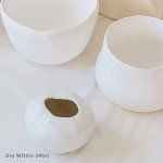 TORISING Air Dry Clay 10 LBs, Pottery Modeling Clay for All Purpose Hand Modeling and Throwing, Non-Toxic (White)