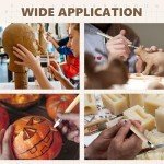 11PCS Wooden Clay Tool Set, Double-Head Ceramic Modeling Tool, Pottery Sculpting Tools for Carving, Molding, Cutting, Trimming, Pottery Wheel, Crafting Supplies, Beginners, Adults, Students