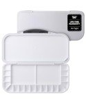 Mr. Pen Airtight 18-Well Watercolor Palette with 2 Mixing Areas and Lid - Folding Paint Tray