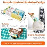 100 Colors Watercolor Paint Set, Vivid colors including Regular, Metallic, Macaron and Fluorescent, Portable with Carrying Case, Water Brushes, Palette and Accessories, For Beginners and Professionals