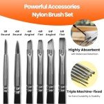 100 Colors Watercolor Paint Set, Vivid colors including Regular, Metallic, Macaron and Fluorescent, Portable with Carrying Case, Water Brushes, Palette and Accessories, For Beginners and Professionals