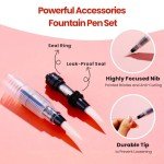 100 Colors Watercolor Paint Set, Vivid colors including Regular, Metallic, Macaron and Fluorescent, Portable with Carrying Case, Water Brushes, Palette and Accessories, For Beginners and Professionals