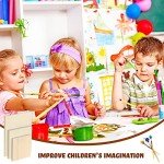 Wood Canvas Boards Unfinished Wooden Panel Boards Paint Pouring Panels for Painting Drawing Home Decor(12 Pieces,3 Sizes)