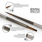 The Official Paint by Numbers Brush by Artistrove - 12 Amazing Fine Detailing Paint Brushs for Adults with a Need for Precision, Get Your Set of The Master Class Brushes to Perfect Your Passion!