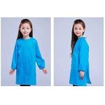 VIFINE Kids Waterproof Artist Painting Apron, Children's Art Smock, Long Sleeve Children Apron