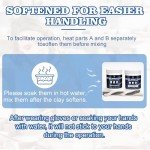 Seocam Epoxy Putty Sculpt Clay, 2 Part A & B for Sculpting, Modeling, Building, and Repairing, 1 Pound, Natural