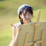 Artist Earrings,Made of real paint Tube,Unique Paint Palette Dangle Earrings for Women Girls Artist Gift,Painter Teacher Art Gifts (Blue paints + palette)