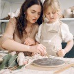 JIYIN 10 Piece Wooden Clay Sculpting Tool, 6'' Double Ended Ceramic Wooden Clay Modeling Sculpture Tool Polymer Pottery Dough Modeling Tool Kit for Cutting Carving Detailing and Smoothing