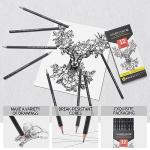 YUANCHENG Professional Drawing Sketching Pencil Set - 12 Pieces,Graphite,(14B - 2H), Graphite Pencils for Drawing, Shading Pencils for Sketching,Artist Pencils for Beginners,Drawing Art